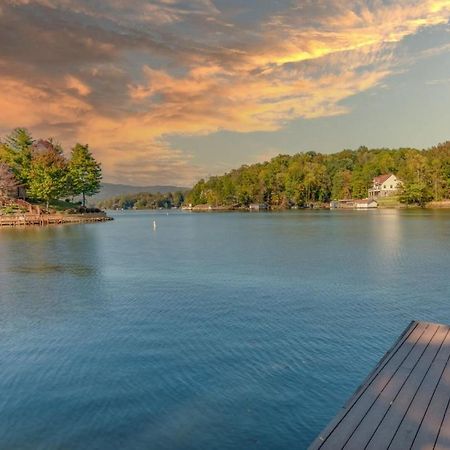Russell'S Fort At White Oak Point: Historical Cabin On Lake Lure, Luxury, Direct Lake Access! Villa Eksteriør billede