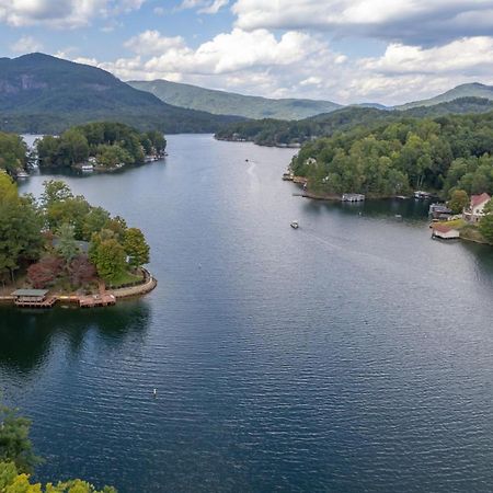 Russell'S Fort At White Oak Point: Historical Cabin On Lake Lure, Luxury, Direct Lake Access! Villa Eksteriør billede