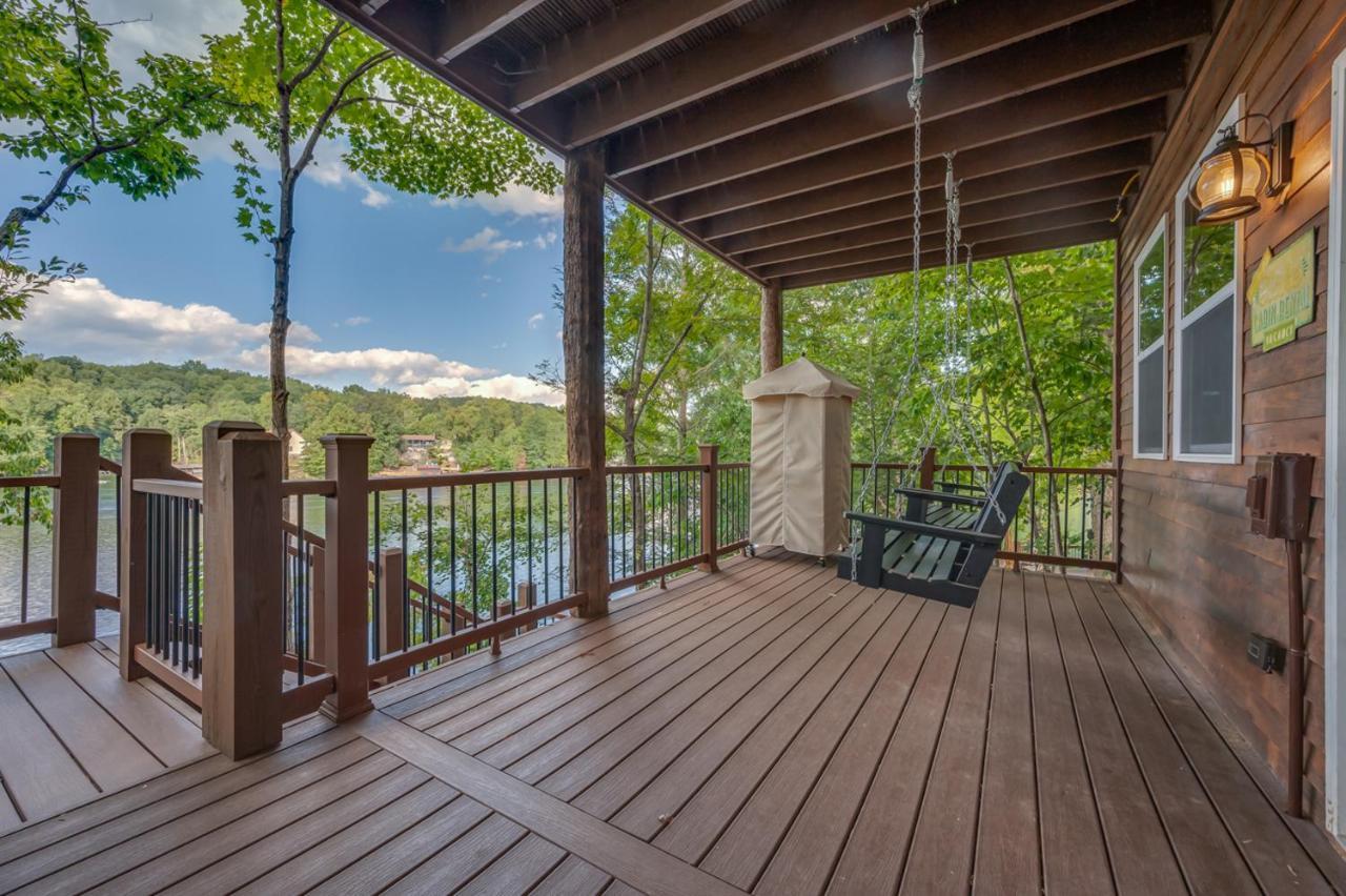 Russell'S Fort At White Oak Point: Historical Cabin On Lake Lure, Luxury, Direct Lake Access! Villa Eksteriør billede
