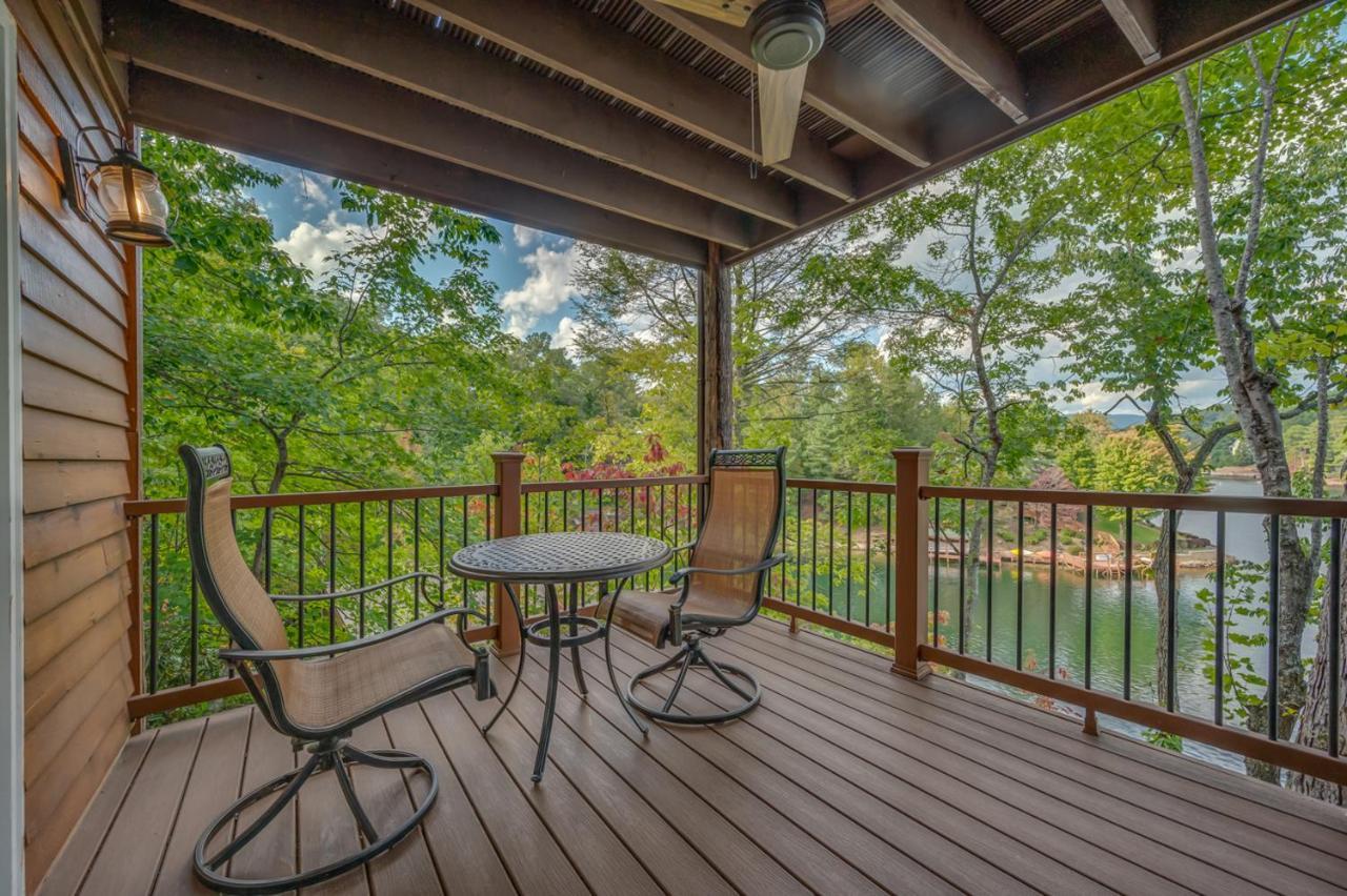 Russell'S Fort At White Oak Point: Historical Cabin On Lake Lure, Luxury, Direct Lake Access! Villa Eksteriør billede