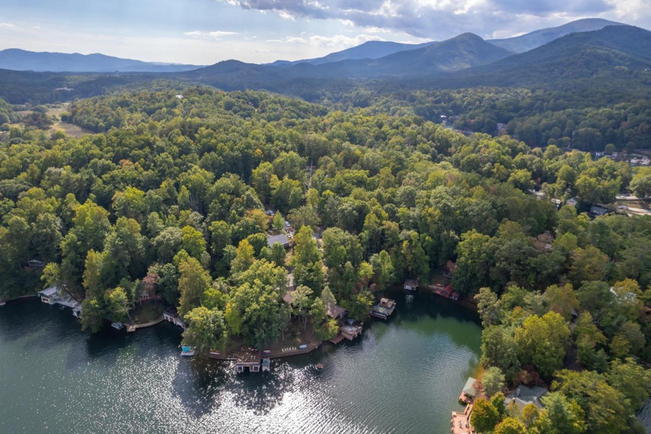 Russell'S Fort At White Oak Point: Historical Cabin On Lake Lure, Luxury, Direct Lake Access! Villa Eksteriør billede