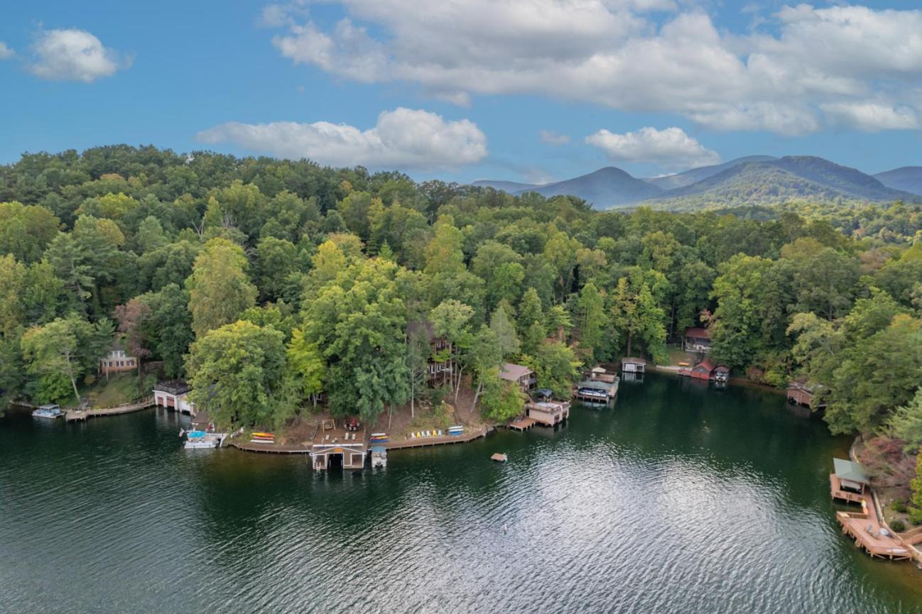 Russell'S Fort At White Oak Point: Historical Cabin On Lake Lure, Luxury, Direct Lake Access! Villa Eksteriør billede